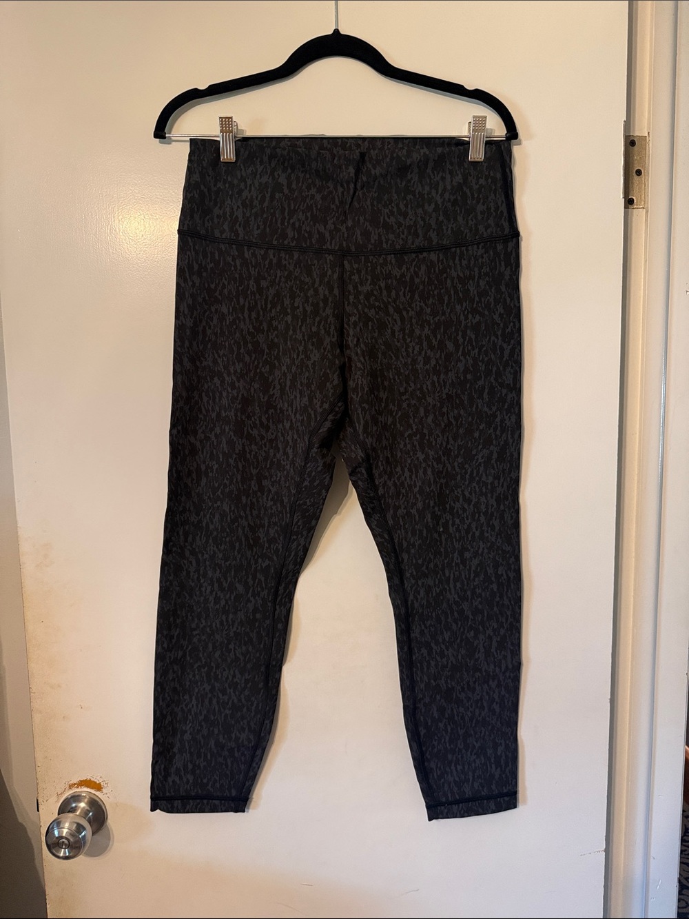 lululemon athletica Black Subtle Pattern High-Rise Leggings